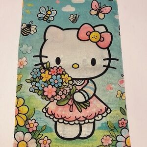 Sanrio Character Hello Kitty Spring / Summer Garden Flag 18x12 NEW